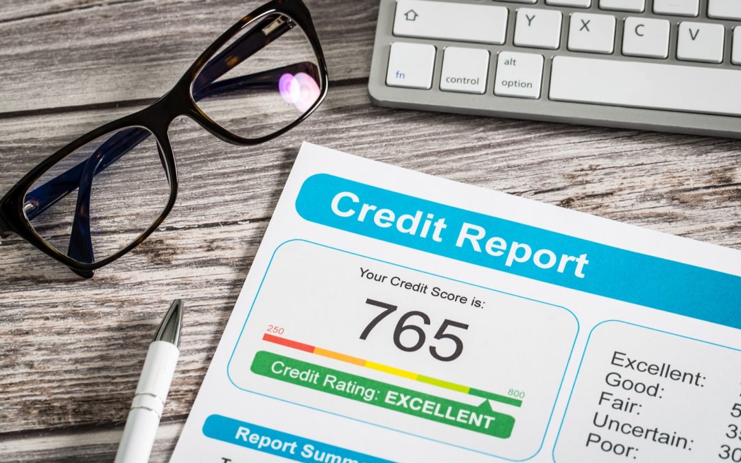 credit report on desk